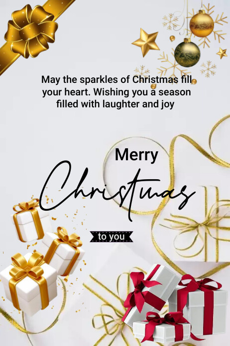 Plantilla de Merry Christmas | PosterMyWall