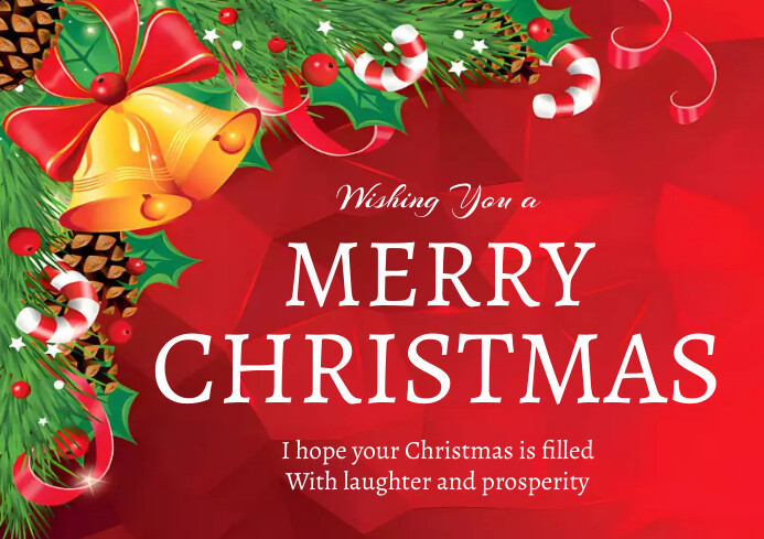 Merry Christmas Template PosterMyWall