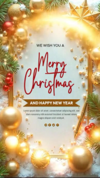 MERRY CHRISTMAS Instagram Story template