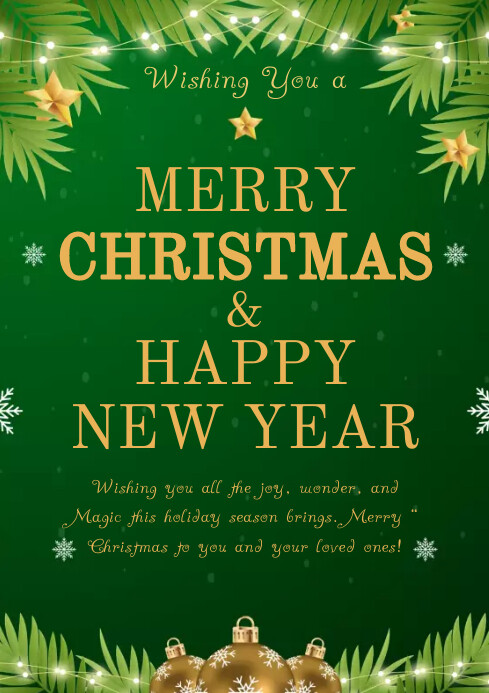 merry christmas Template | PosterMyWall