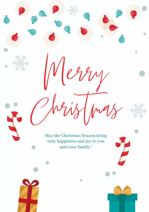 Merry Christmas Template PosterMyWall