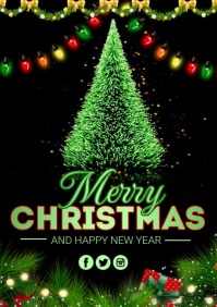 MERRY CHRISTMAS A1 template