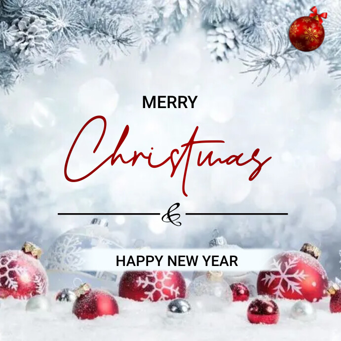 Merry Christmas Template | PosterMyWall