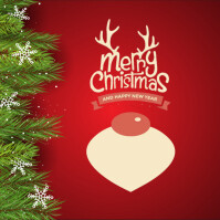 Christmas wallpapers scene deer card business scenes background freechristmaswallpapers backdrops desktop quality Christmas video2 Template | PosterMyWall