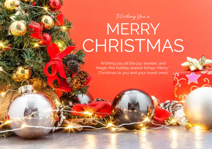 Merry Christmas Template PosterMyWall