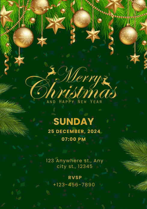 Merry Christmas Template PosterMyWall