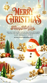 Merry Christmas Instagram Story template
