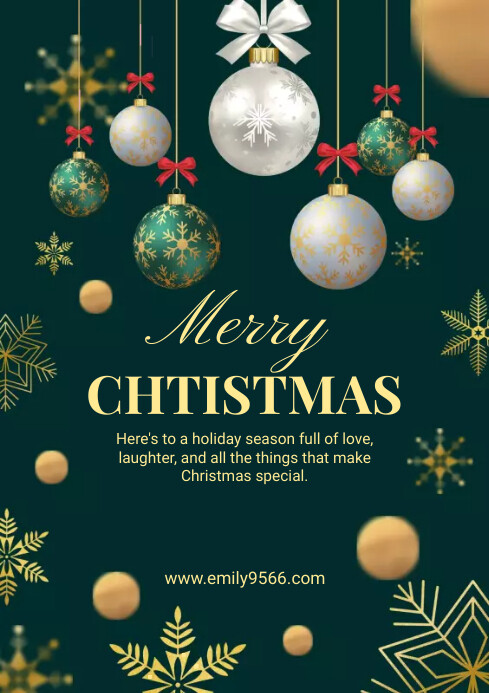 Merry Christmas Template PosterMyWall