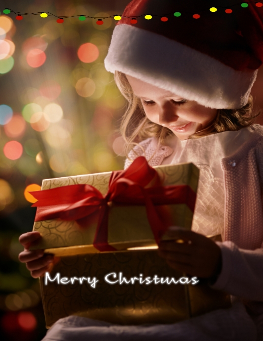 Merry christmas Folder (US Letter) template