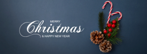 merry christmas Couverture Facebook template