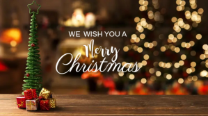 Merry Christmas Twitter-opslag template