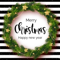 merry Christmas Persegi (1:1) template