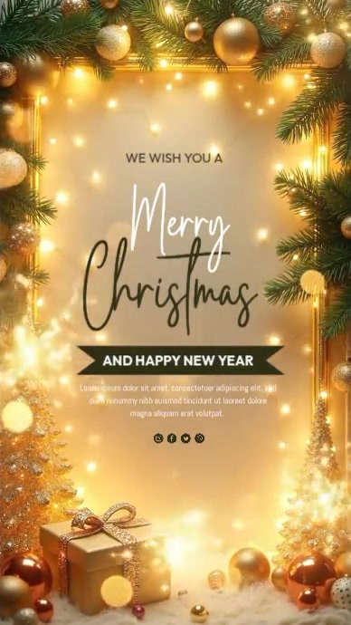 MERRY CHRISTMAS Instagram 快拍 template