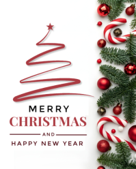 merry Christmas Instagram Portrait template