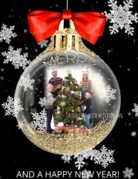 MERRY CHRISTMAS Flyer (Letter pang-US) template