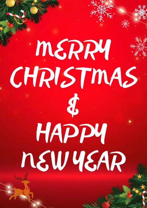 Merry Christmas Template PosterMyWall