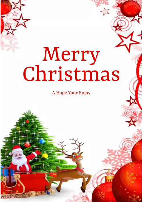 merry christmas Template | PosterMyWall