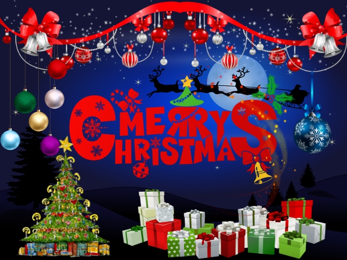 Merry Christmas design Template | PosterMyWall