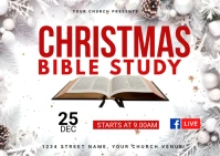 merry christmas Postcard template