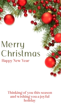 Merry Christmas Business Card template