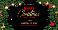 Merry Christmas Facebook Event Cover template