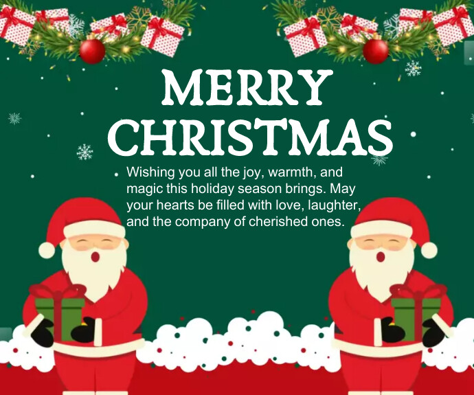 Merry Christmas Template | PosterMyWall