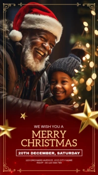 merry christmas Instagram Story template