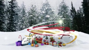 MERRY CHRISTMAS Display digitale (16:9) template