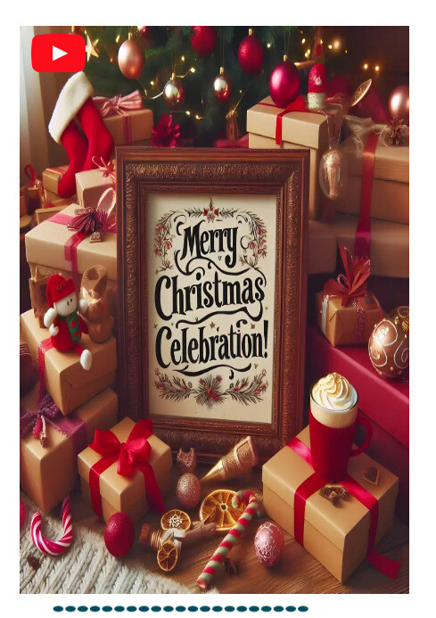 Merry Christmas Media Wall