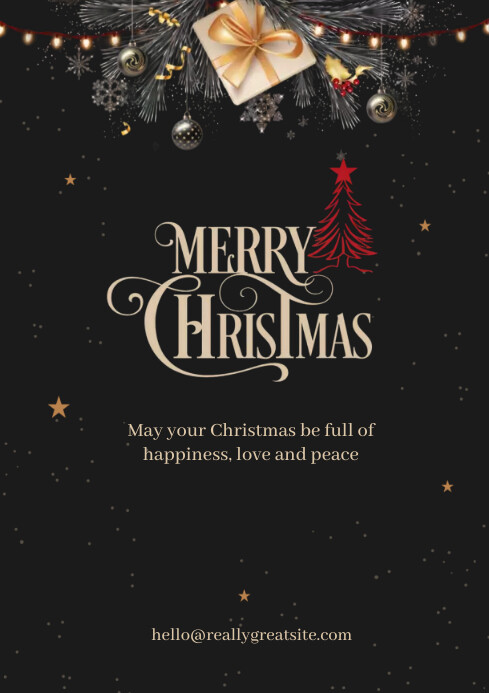 Merry Christmas Template PosterMyWall