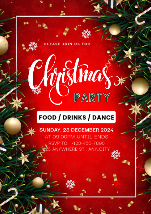 Merry christmas Template | PosterMyWall