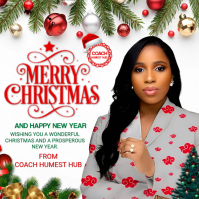 Merry Christmas Design Instagram Post template