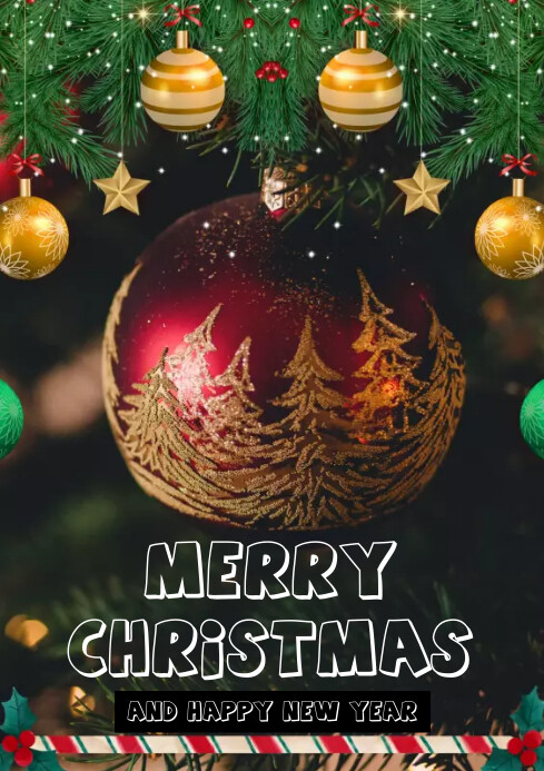 merry christmas Template | PosterMyWall