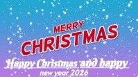 Merry Christmas Digital Display (16:9) template