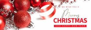 Merry Christmas Twitter-header template