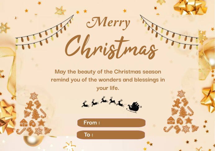 merry christmas Template | PosterMyWall