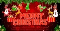 merry Christmas Umkhangiso we-Facebook template