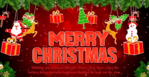 merry Christmas Publicité Facebook template