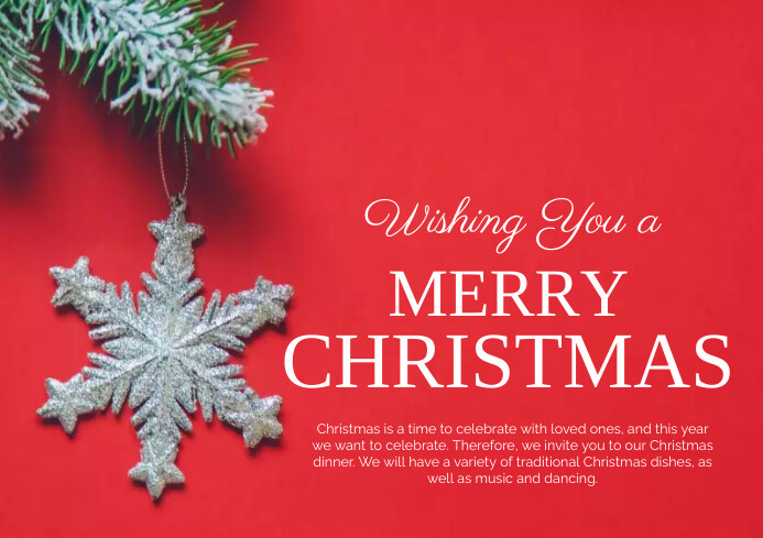 merry christmas Template | PosterMyWall
