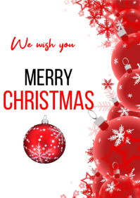Merry Christmas A4 template