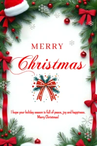 merry christmas Tumblr-grafik template