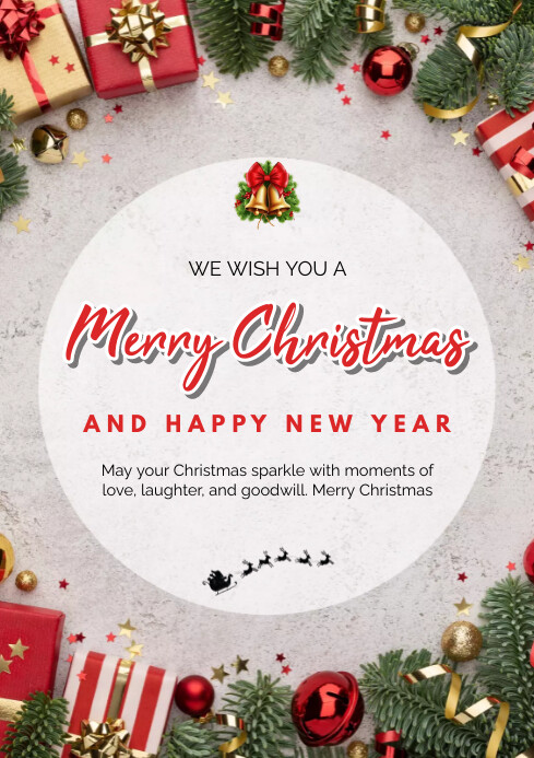 Merry Christmas Template PosterMyWall