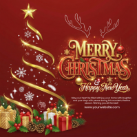 Merry Christmas Instagram Post template