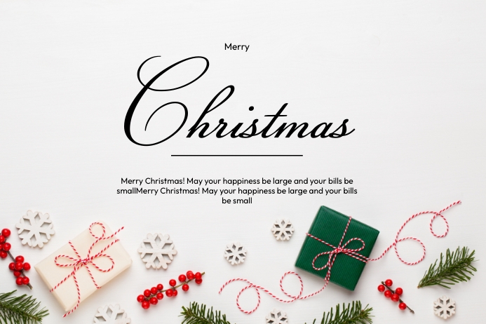 merry christmas Poster template