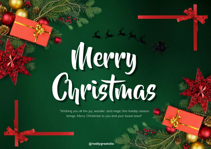 merry christmas Template | PosterMyWall