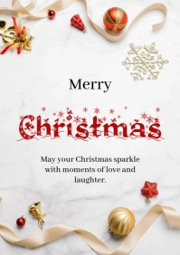 Merry Christmas A4 template