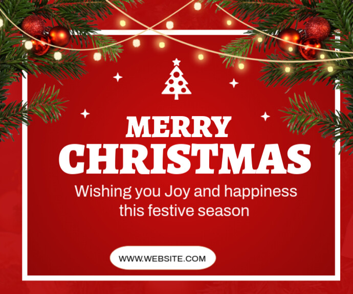Merry Christmas 中矩形广告 template