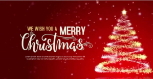 merry christmas delt Facebook-billede template