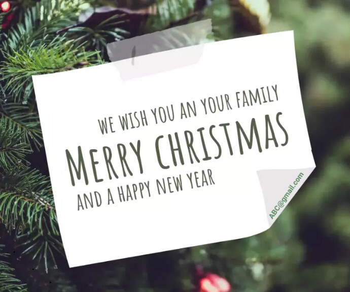 Merry Christmas Templat | PosterMyWall