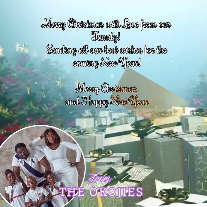 Merry Christmas Publicação no Instagram template
